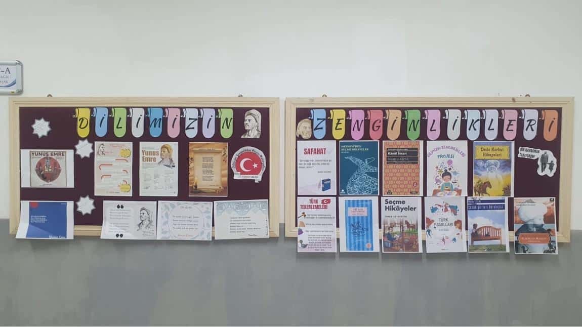 Dilimizin Zenginlikleri Projesi Kapsamında Pano Çalışması Yapıldı 