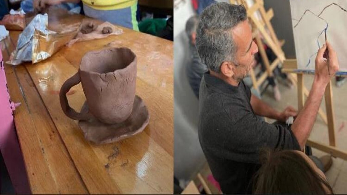 Okulumuzda 2025 Aile Yılı Ailemle Eğitim Yolculuğum Projesi Kapsamında 'Ailemle Sanat Günü' Etkinliği Yapıldı.